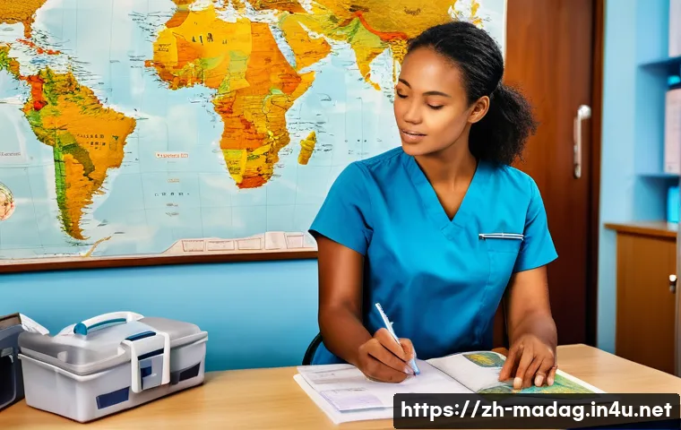 마다가스카르 여행 안전 꿀팁 - **Prompt 1: Proactive Health Preparation for Madagascar Adventure**
    "A confident young female tr...